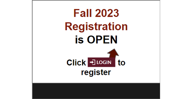 Fall 2023 Registration is Open