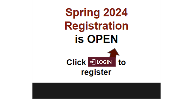 Spring 2024 Registration is Open